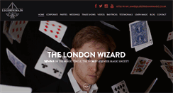 Desktop Screenshot of legerdemainmagic.co.uk